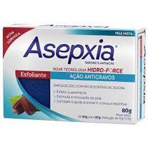 Asepxia Esfoliante Sabonete em Barra 80G