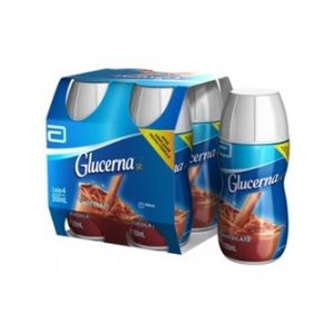 Glucerna Sr Sabor Chocolate Lata 200mL com 4 Unidades