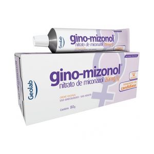 Gino Mizonol 20MG/G Creme vaginal - Bisnaga com 80 g