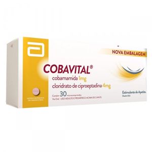 Cobavital 1MG + 4MG Comprimido simples - Caixa com 30 Comprimidos