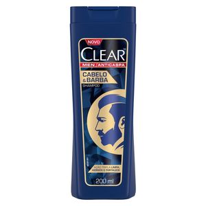 Shampoo Clear Men Cabelos e Barbas Com 20mL