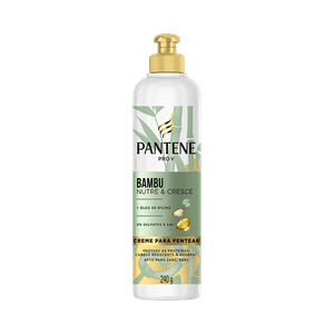 Creme Para Pentear Pantene Bambu Nutre & Cresce Frasco 240G