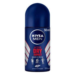 Desodorante Masculino Nivea For Men Dry Impact Roll On 50ml