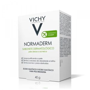 Normaderm Vichy Pele Oleosa a Acneica Sabonete em Barra 40G