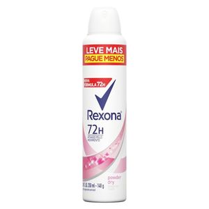 Antitranspirante Aerossol Powder Dry Rexona 250Ml Leve Mais Pague Menos