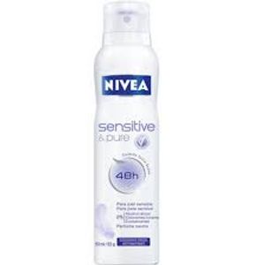 Desodorante Feminino Nivea Sensitive And Pure Aerosol Com 150ml