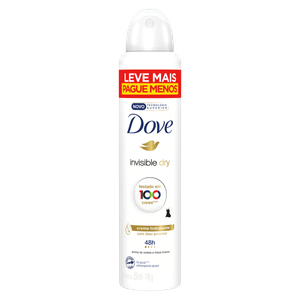 Antitranspirante Aerossol Invisible Dry Violeta E Frésia Branca Dove 250Ml Leve Mais Pague Menos