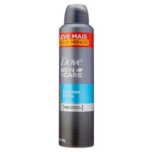 ANTITRANSPIRANTE AEROSSOL PROTEÇÃO TOTAL DOVE MEN+CARE 250ML LEVE MAIS PAGUE MENOS