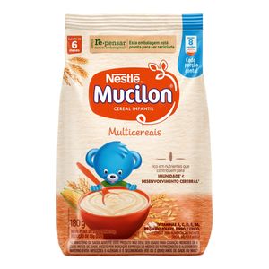 Cereal Infantil Multicereais Mucilon Pacote 180G