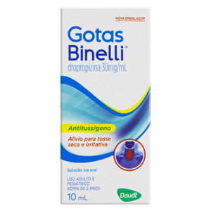 Gotas Binelli 30MG/ML Solução oral (gotas) - Frasco com 10 mL