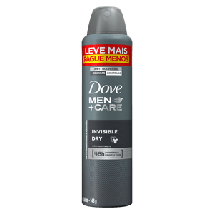 Desodorante Antitranspirante Aerosol Dove Men+ Care Invisible Dry com 250ml