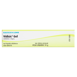 Vidisic Gel 2MG/G Gel oftálmico - Tubo com 10 g