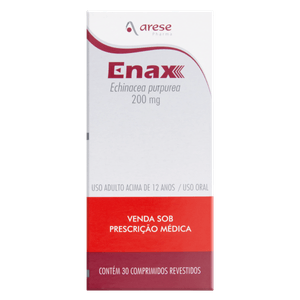 Enax 200mg Comprimido revestido - Caixa com 30 Comprimidos