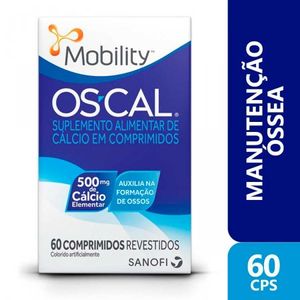 Oscal 500mg 60 Comprimidos Revestidos