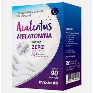 Acalentus Melatonina 210mcg 90 Cápsulas