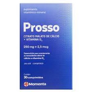 Prosso 250mg + 2,5mcg 30 Comprimidos