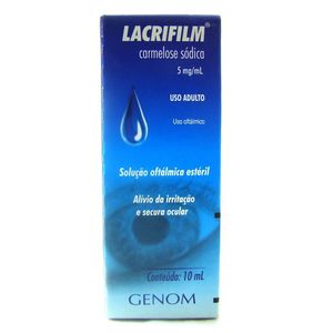 Lacrifilm 5mg/mL Solução Oftálmica - Frasco com 10 mL