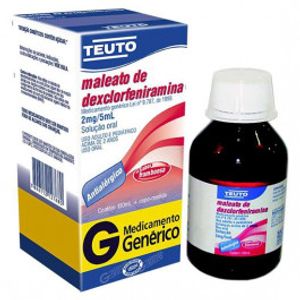 Maleato de Dexclorfeniramina 0,4mg/ml   1 Solução Oral