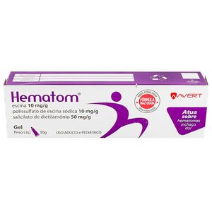 Hematom 50MG/G + 20MG/G Gel dermatológico - Bisnaga com 30 g