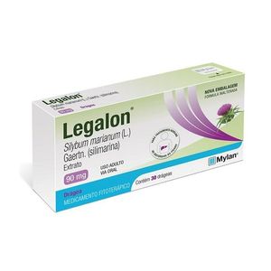 Legalon 90MG Comprimido revestido - Caixa com 30 Drágeas