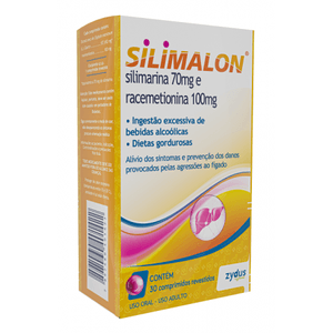 Silimalon 100MG + 70MG Comprimido revestido - Caixa com 30 Comprimidos