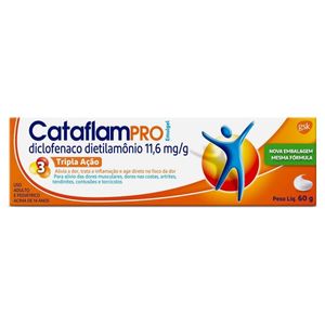 Cataflampro Emulgel 11.6MG/G Gel - Tubo com 60 g