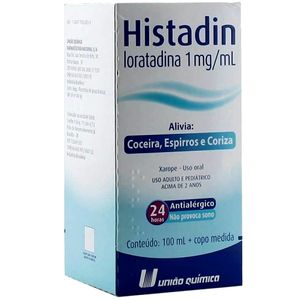 Histadin 1MG/ML Xarope - Frasco com 100 mL