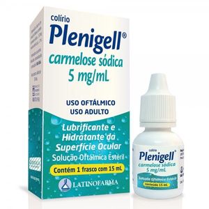 Plenigell 5mg/mL Solução oftálmica - Frasco com 15 mL