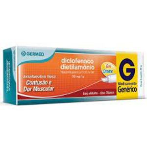 Diclofenaco Dietilamônio 10MG/G Gel dermatológico - Bisnaga com 60 g