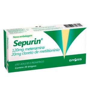 Sepurin 120mg + 20mg Comprimido Revestido - Caixa com 20 Drágeas