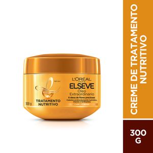 Creme de Tratamento Elseve Oleo Extraordinario Nutricao Intensa com 300g