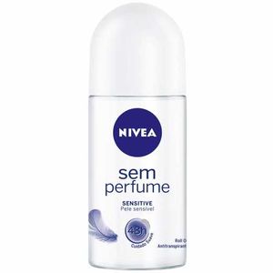 Desodorante Feminino Nivea Sensitive & Pure roll-on, 1 unidade com 50mL