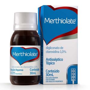 Merthiolate 10mg/mL Solução Tópica - Frasco com 30 mL