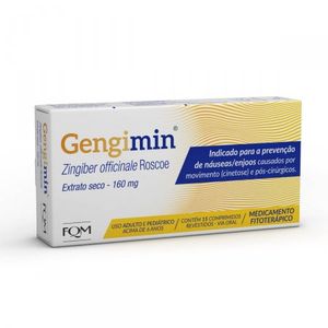 Gengimin 160MG Comprimido revestido   Caixa com 15 Comprimidos