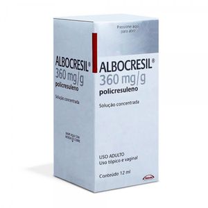 Albocresil 360mg/g Solução ginecológica - Frasco com 12 mL