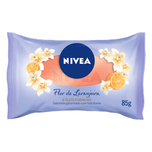 Sabonete Glicerinado Nivea Flor de Laranjeira e Oleos Essenciais Barra 85g