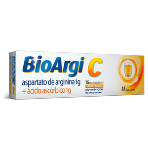 Bioargi 1g + 1g Comprimido Efervescente - Caixa com 16 Comprimidos