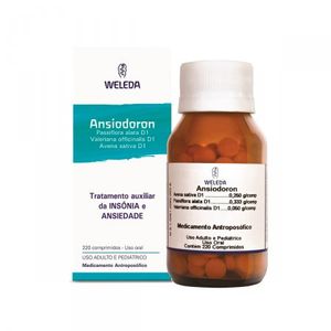 Ansiodoron 0.333g + 0.05g + 0.25g Comprimido - Caixa com 220 Comprimidos