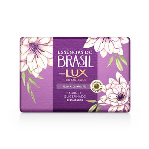 Sabonete Barra Glicerinado Dama-Da-Noite Lux Botanicals Essências do Brasil Envoltório 120G