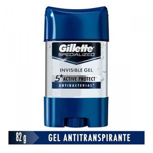 Desodorante Gel Antitranspirante Gillette Antibacterial 82g