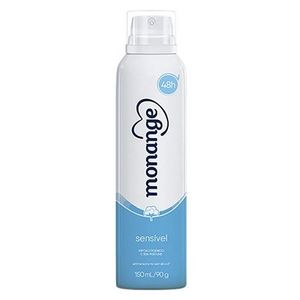 Desodorante Feminino Monange Sensível Aerosol, 150mL