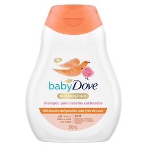 Shampoo Baby Dove Hidratação Enriquecida Cabelos Cacheados 200mL