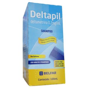 Deltapil 0.2MG/ML Shampoo - Frasco com 100 mL