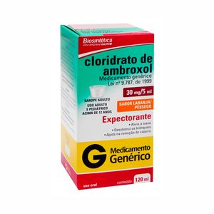 Cloridrato de Ambroxol 30MG/5ML Xarope - Frasco com 120 mL