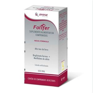 Folifer 5MG + 150MG Comprimido revestido - Caixa com 30 Comprimidos