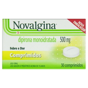 Novalgina 500mg - 30 Comprimidos