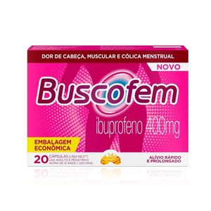 Buscofem 400MG Cápsula mole - Caixa com 20 Cápsulas