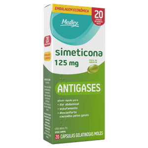 Simeticona 125mg   Caixa com 20 Cápsulas Moles