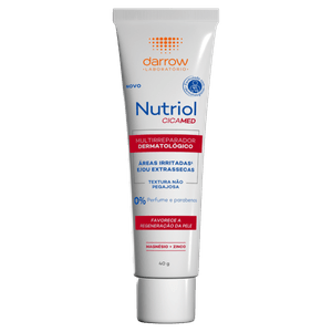 Creme Multirreparador Dermatológico sem Perfume Darrow Nutriol Cicamed - Bisnaga com 40g