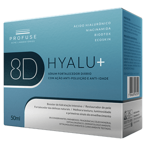 Sérum Facial Fortalecedor Profuse 8D Hyalu+ Anti idade e Anti Poluição 50mL